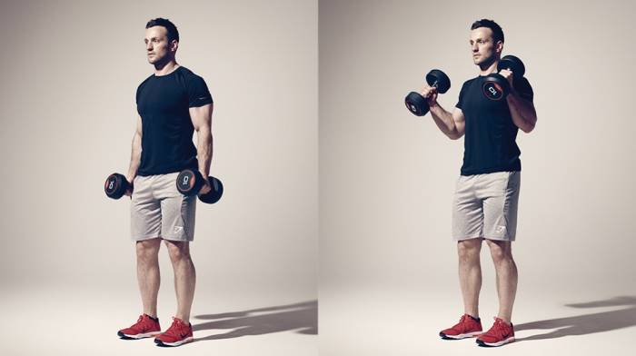 «Молотки» с гантелями