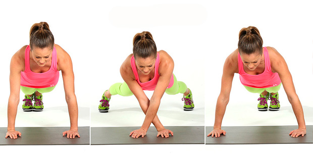 Продольная планка в ходьбе