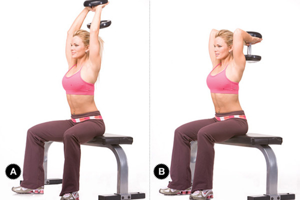 Разгибания рук сидя