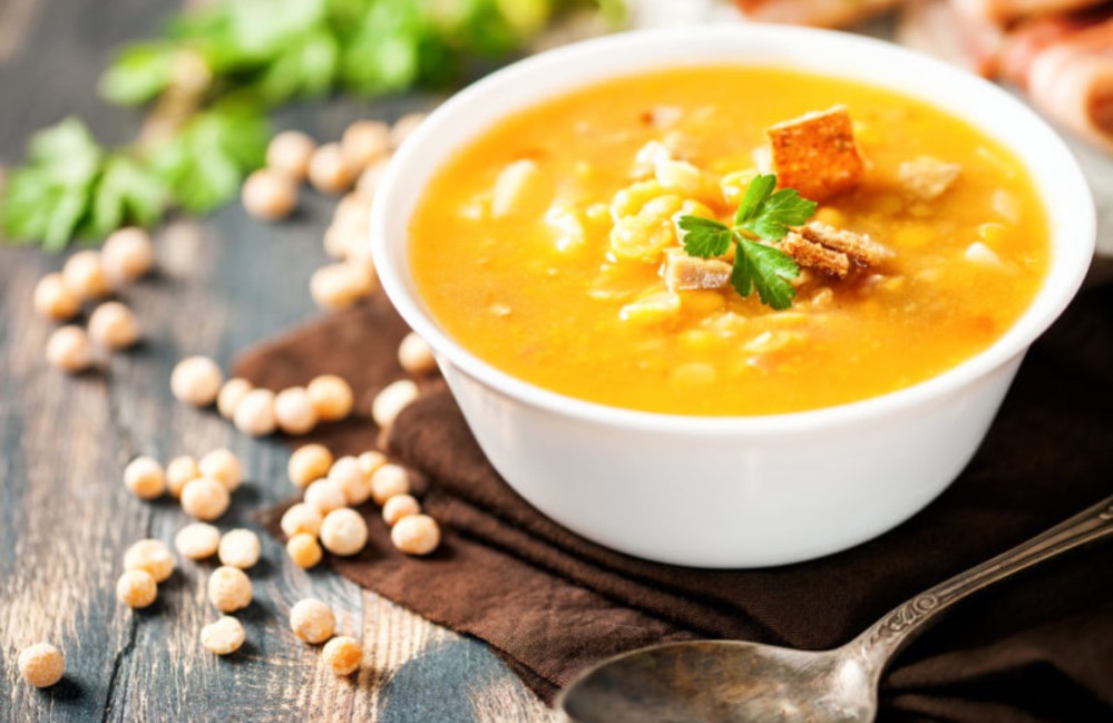Вегетарианский гороховый суп