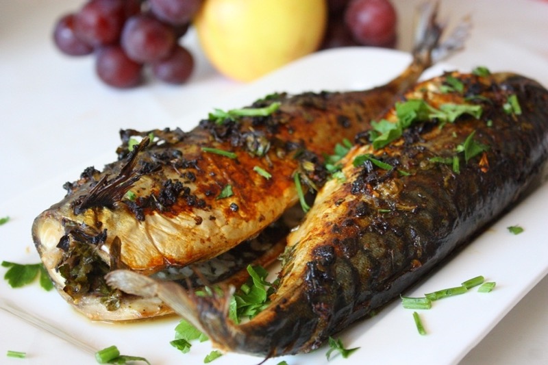 Запеченная скумбрия